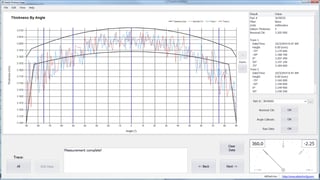 Radial Thickness Gage Software